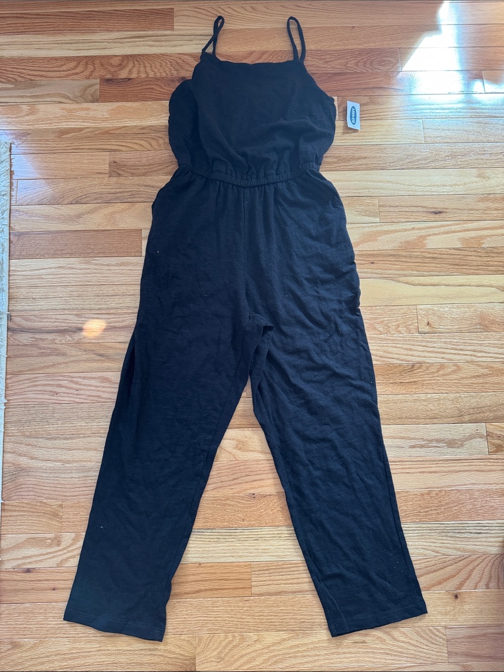 Old Navy Black Spaghetti-Strap Wide-Leg Jumpsuit XS